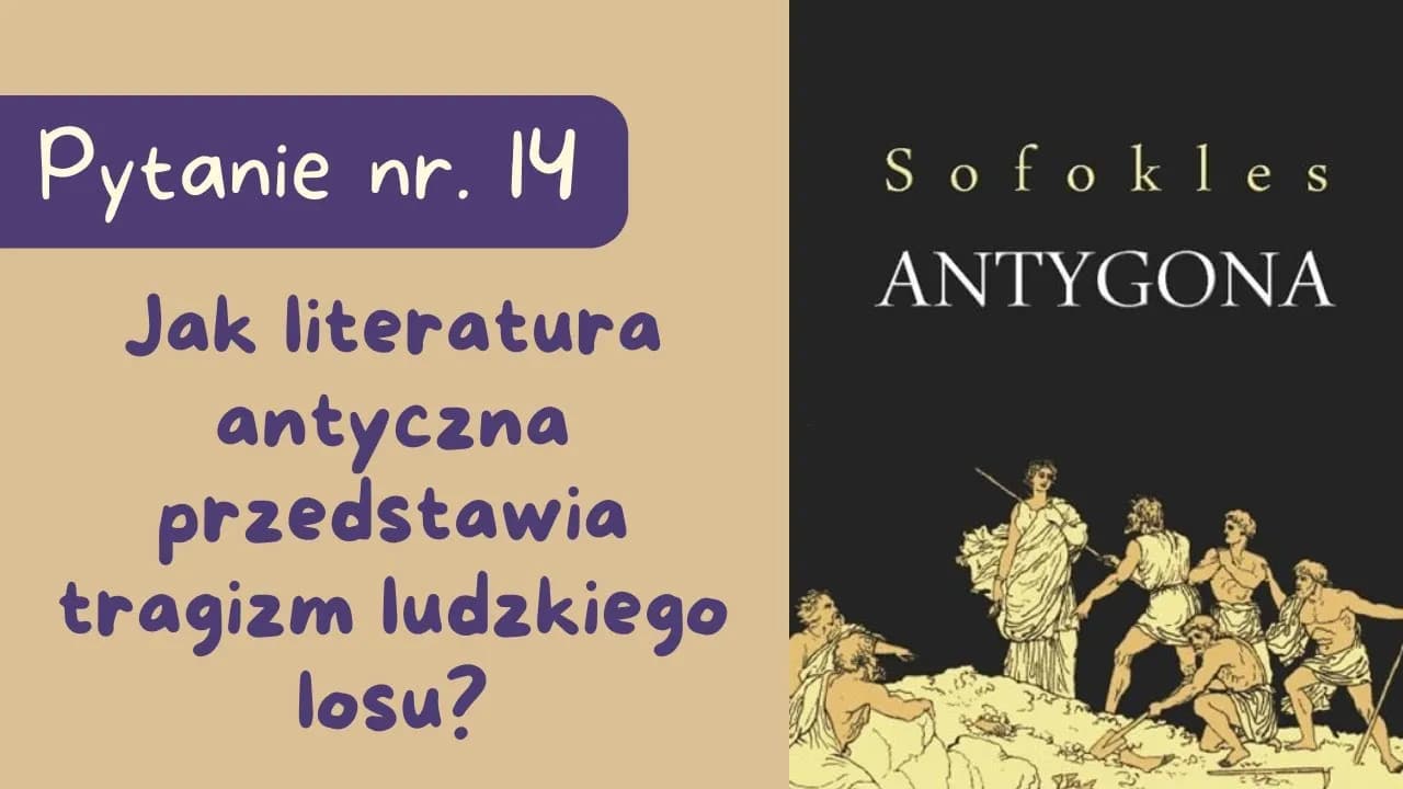 Jak literatura antyczna przedstawia tragizm ludzkiego losu Antygony? Jak literatura antyczna przedstawia tragizm ludzkiego losu Antygony?