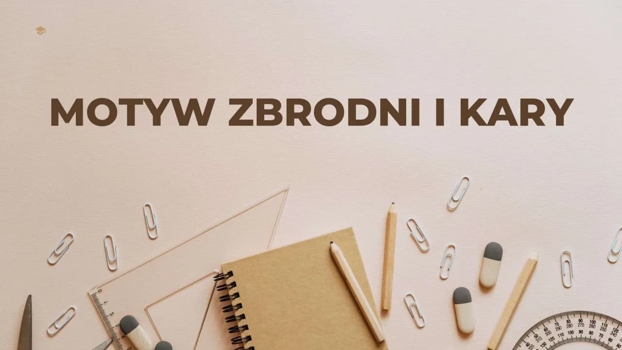 Motyw zbrodni i kary w literaturze: odkryj jego głębię i znaczenie Motyw zbrodni i kary w literaturze: odkryj jego głębię i znaczenie